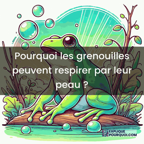 Grenouille GIF by ExpliquePourquoi.com