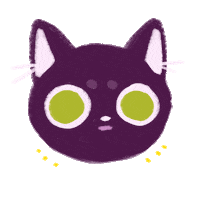 kwibuki cat angry mad kitten Sticker