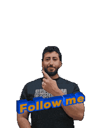 Follow Me Mem Sticker