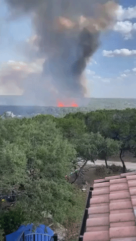Evacuations Ordered as Crews Battle Wildfire in Central Texas