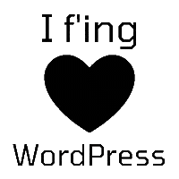 WPSimplified wordpress love wordpress wordpress love Sticker