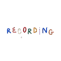 Crossedfingers music studio streaming recording Sticker
