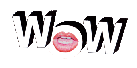 fashion wow Sticker by Chantal Caduff