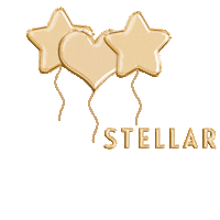 StellarCreations party rainbow balloons celebrations Sticker