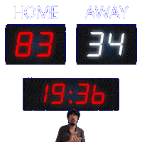 34 Away Sticker