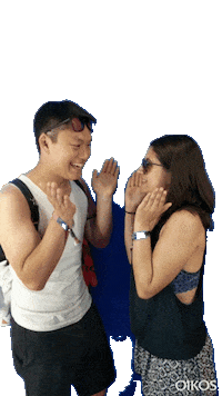 Couple Love Sticker by Oikos Canada