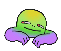 Snack Eating Sticker by Nick Ybarra