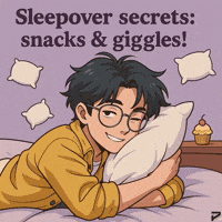 Midnight Snack Sleepover GIF by Persona