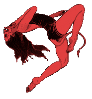 Girl Rock Sticker by Stoned Hare
