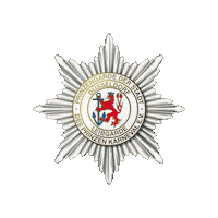 Prinzengarde-RotWeiss karneval dusseldorf feiern weiss Sticker