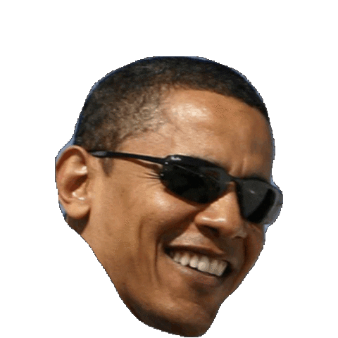 obama STICKER by imoji