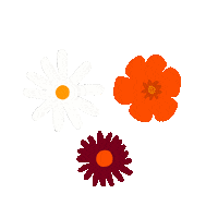 Summer Flowers Sticker