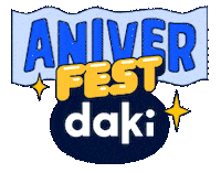 Birthday Brand Sticker by Daki