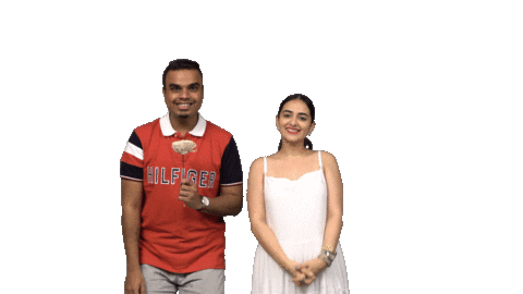 Couple Flower Sticker by MissMalini