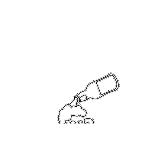 Blatschatvoll giphygifmaker bier kerwa kirwa Sticker