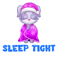 Tired Good Night Sticker by Lucas and Friends by RV AppStudios