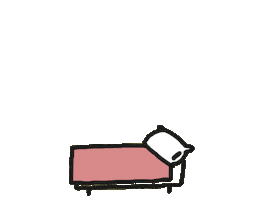 Tired Fall Sticker