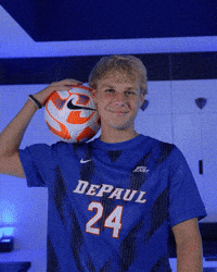 Mens Soccer GIF by DePaul Athletics