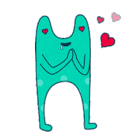 Frog Love Sticker by Hahow.in