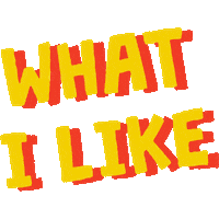 What I Like Summer Sticker by CarlijnQ