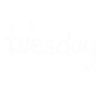 dailytengs cute white tuesday boring Sticker