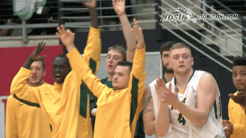 north dakota state basketball GIF by NDSU Athletics