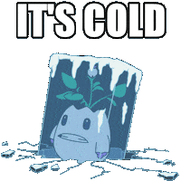 Shaking Snow Day Sticker by Magic Eden