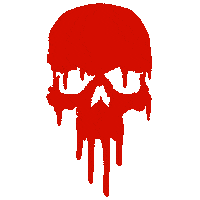 Scared Halloween Sticker