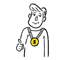 unitedmedals sports sport winner first Sticker
