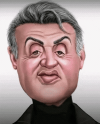 Funny Face Rambo GIF
