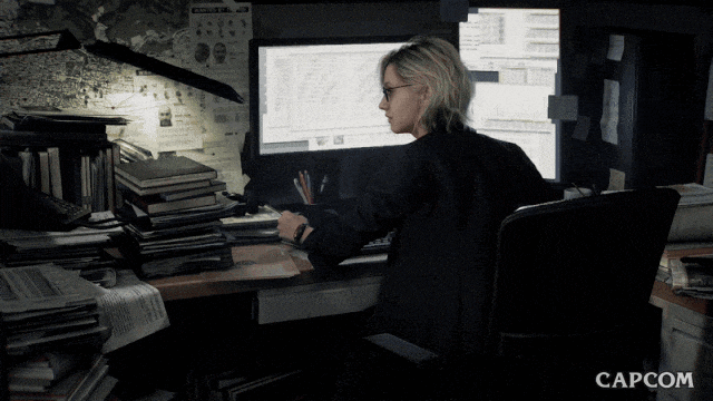 Working Turn Around GIF by CAPCOM