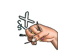 Brush Facepainting Sticker
