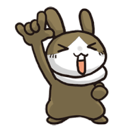 sticker bunny