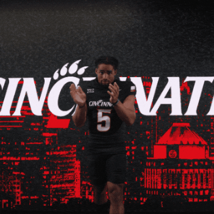Cincinnati Football GIF by Cincinnati Bearcats