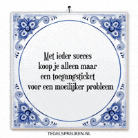 Ticket Wijsheid GIF by Tegelspreuken.nl