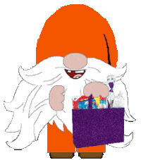 Gnome Grocery Shopping Sticker