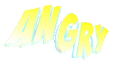 angry text Sticker