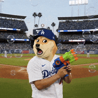 Los Angeles Dodgers Wow GIF by Doge Pound