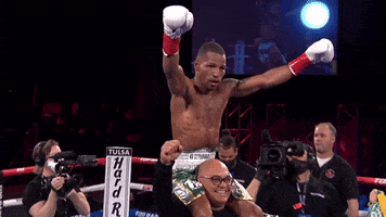 Hands Up Win GIF by Top Rank Boxing