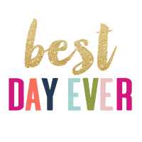 Celebrate Best Day Ever Sticker by STARTplanner.com
