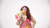 famoussharron hot comedy money fan GIF