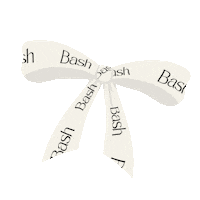 Christmas Bow Sticker by Bash Clothing