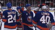 ice hockey hug GIF by NHL