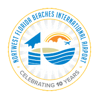 flybeaches travel vacation florida airport Sticker