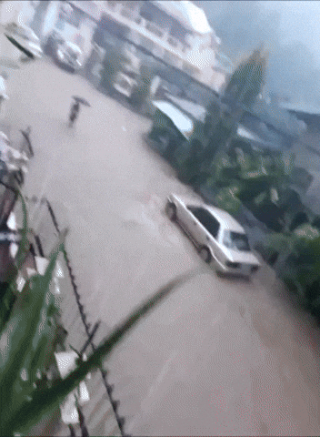 Olongapo City Flooded From Heavy Rainfall