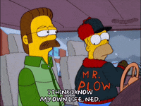 driving homer simpson GIF