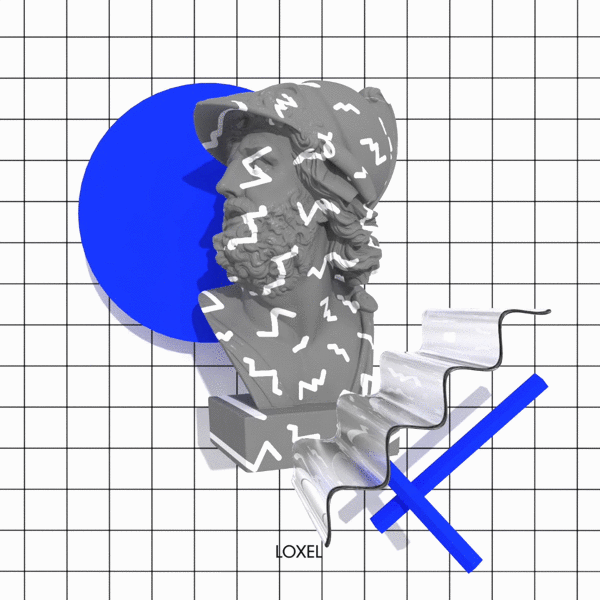 art wave GIF by Loxel