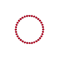 mts sun circle round mts Sticker