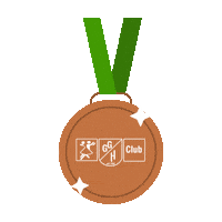 Competition Medal Sticker by Grün-Gold TTC Herford e.V.
