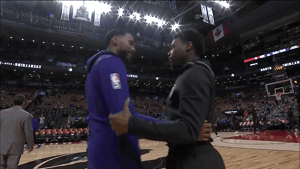 kyle lowry hug GIF by NBA